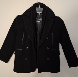 Authentic NWOT MACKAGE Kids Unisex Wool Coat / Peacoat  Size 8